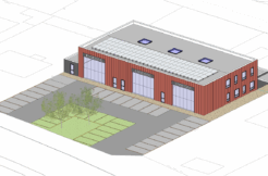 À LOUER   LOCAUX D’ACTIVITÉ NEUFS   DE 200 m2 À 1 120 m2   QUIMPER (ROUTE DE BÉNODET)
