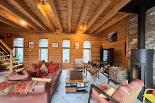 La chaleureuse contemporaine en Bois